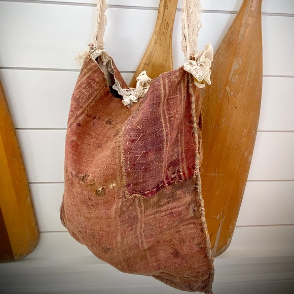 One of A Kind -Handmade Vintage Indian Textile Bag! - Picture 8 of 8